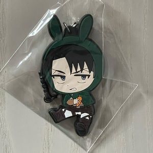 Attack on Titan Levi as a bunny keychain. New.